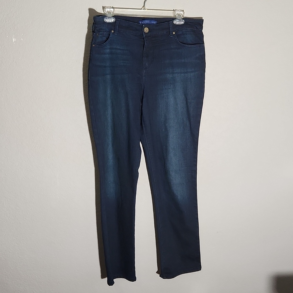 Bandolino Jeans Womens Size 12 Mandie Pants Dark Wash
